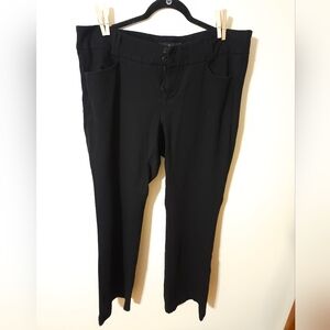 Torrid Studio Black Straight Leg Pants - Tall
